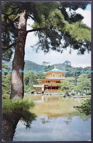 X000472 Golden Pavilion. wurde 1397 in Kyoto erbaut. Japan Air Lines