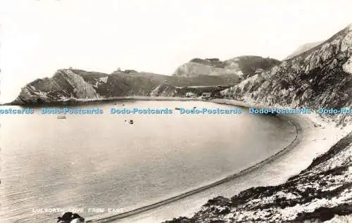 R687389 Lulworth Cove aus Osten. Valentinstag. RP