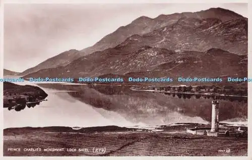 R687396 Loch Shiel. Prince Charles Monument. Valentinstag. RP