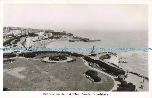 R687435 Broadstairs. Victoria Gardens und Main Sands. A.H. und S. Paragon Serie