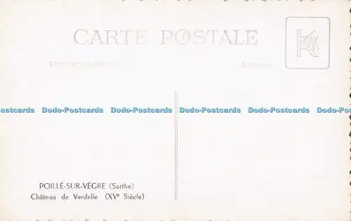 R693915 Poille sur Vegre. Sarthe. Chateau de Verdelle. XV Siecle