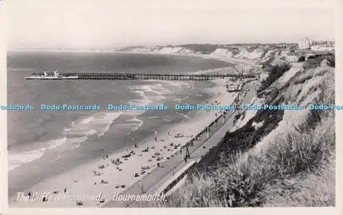 R694232 Bournemouth. Die Klippen und die Promenade. Fotopräzision. RP