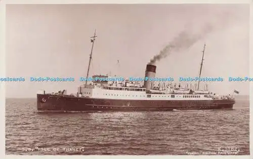 R694445 S.S. Isle of Thanet. Valentine and Sons Ltd. British Railways. RP