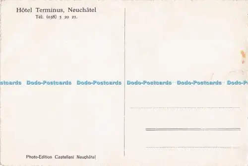 R694447 Neuenburg. Hotelterminus. Castellani