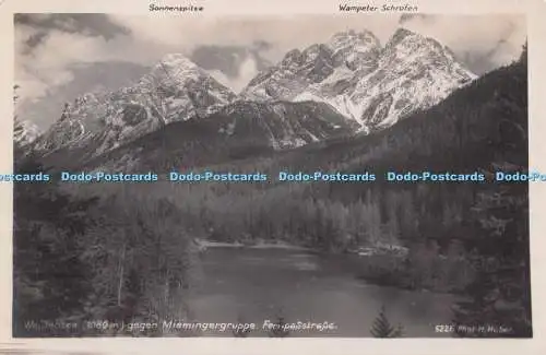 R694455 Weissensee gegen Miemingergruppe. Fernpasstraße. Hans Huber