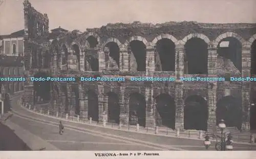 R702869 Verona. Arena I e II. Panorama. N.P.G