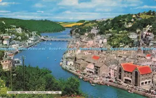 R704344 Cornwall. Gesamtansicht. Looe. E. T. W. Dennis. 1965