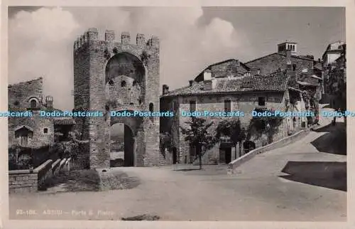 R702897 Assisi. Porta S. Pietro. Rossi Ulisse. RP