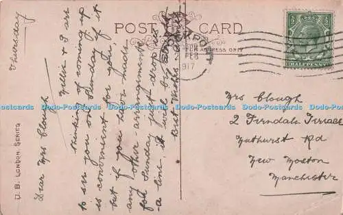 R702911 Dawn. B. B. Postkarte. 1917