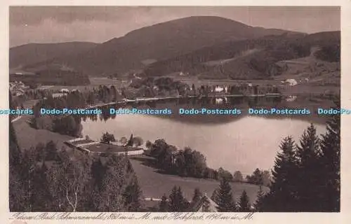 R704385 Titisee. Bad Schwarzwald. M. Mit Hochfirst. Emil Hartmann