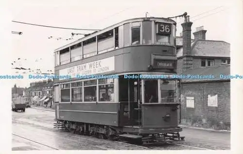 R702945 Straßenbahn Nr 36. Las Tram Week on July 5 we Say Goodbye to London