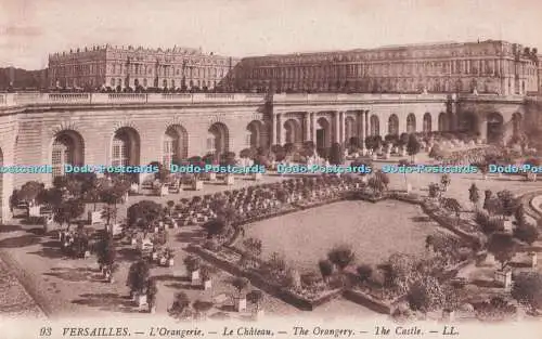 R704440 Versailles. Die Orangerie. Das Schloss. LL. 93