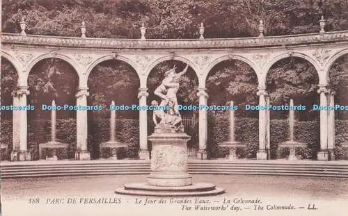 R704443 Parc de Versailles. Tag des Wasserwerks. Die Kolonnade. LL. 188