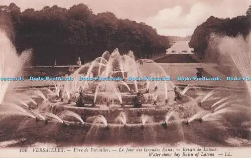 R704444 Versailles. Water Show Day Basin von Latona. LL. 166