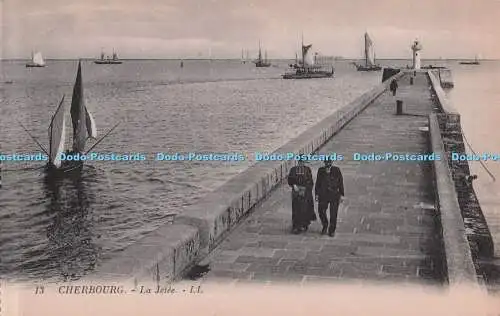 R704475 Cherbourg. la Jetee. LL. 13