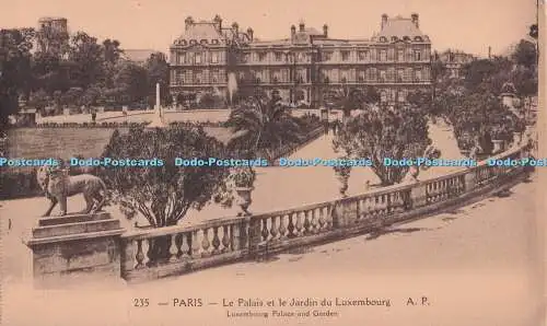 R704498 Paris. Schloss und Garten Luxemburg. A. Papeghin