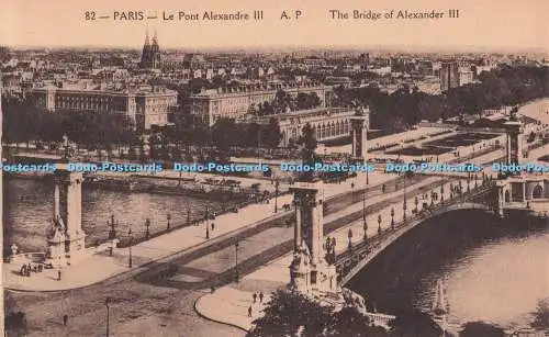 R704504 Paris. Die Brücke Alexanders III. A. Papeghin