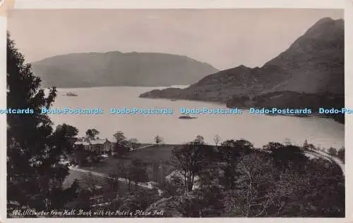 R700896 Ullswater von Hall Bank mit dem Hotel und Place Fell. RP