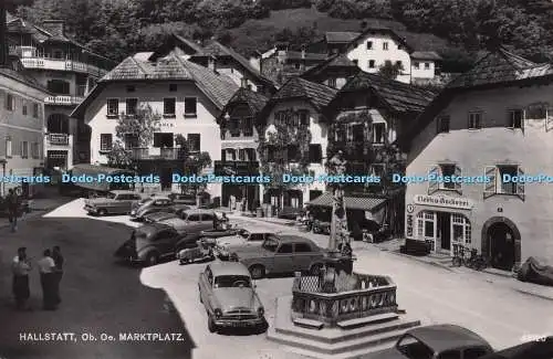 R703061 Hallstatt. Ob. Oe. Marktplatz. P. Ledermann. RP