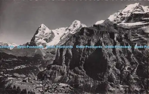 R700926 Murren. Eiger. Mönch. Jungfrau. Schild Bichsel