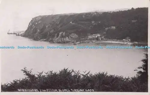 R703084 Torquay. Babbacombe von Petitor Slopes. Chapman und Sohn. RP