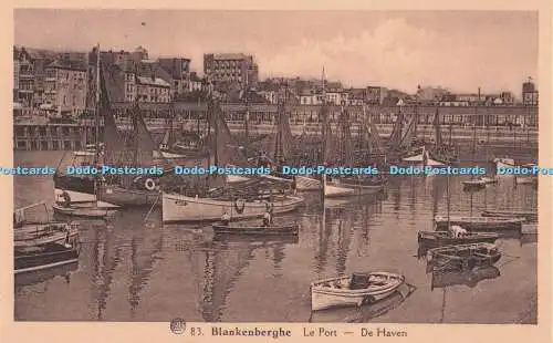 R704550 Blankenberghe. Le Port. Albert. A. Dohmen