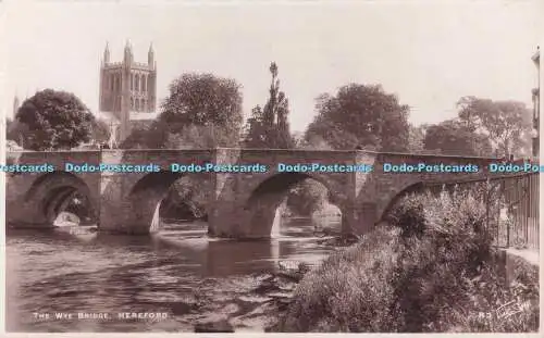 R698504 Hereford. The Wye Bridge. Walter Scott. RP