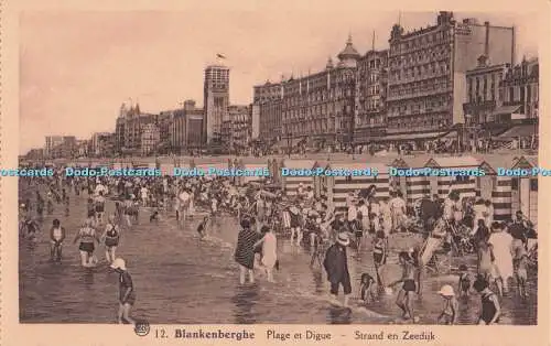 R704555 Blankenberghe. Plage de Digue. Albert. A. Dohmen