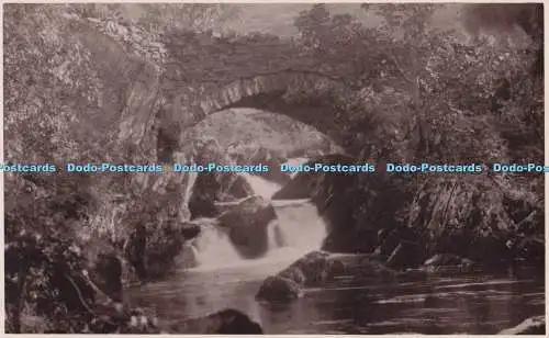 R700978 Betws Garmon. Brücke. Postkarte