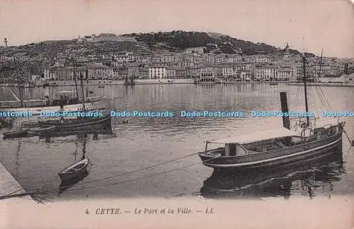 R704626 Cette. Le Port et la Ville. LL. 4