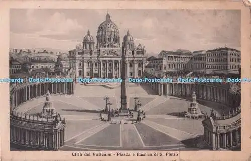 R704649 Citta del Vaticano. Piazza e Basilica di S. Pietro. S.T.A