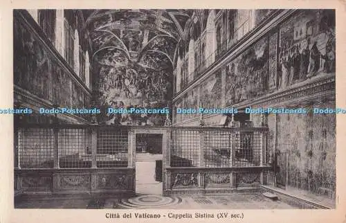 R704653 Citta del Vaticano. Cappella Sistina. S.T.A