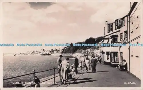 R698632 Lyme Regis. Marine Parade. Valentinstag. RP. 1956