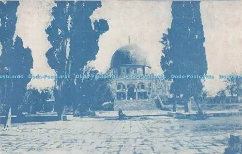 R704690 Die Moschee von Omar. Nr. 7. P. Coustoulides. Historisches Palästina. 1.Serie