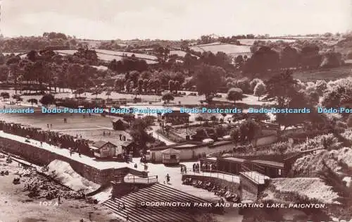 R701087 Paignton. Goodrington Park und Boating Lake. RP