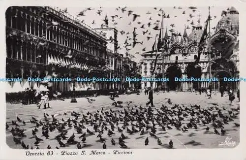 R703231 Venezia. Piazza S. Marco. Piccioni. Alberto Traldi. 1931