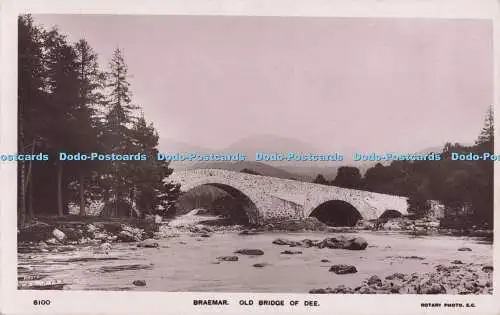 R701092 Braemar. Alte Brücke von Dee. Drehfoto