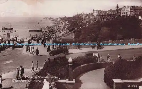 R698672 Clacton on Sea. Westpromenade. Kochen und Traufen. RP. 1935