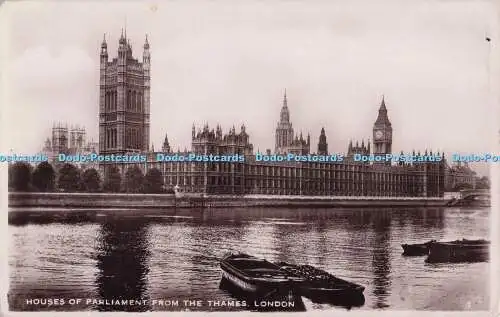 R698685 London. Houses of Parliament von der Themse. Excel Serie. RP