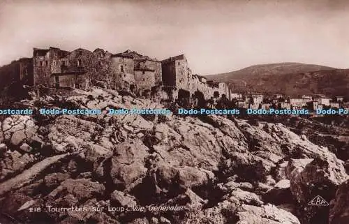 R698700 Tourrettes Sur Loup. Vue Generale. C. Cavalier