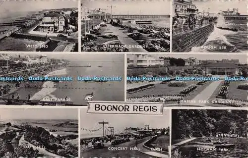 R701123 Bognor Regis. Konzertsaal. Hotham Park. Burt Hill. East Parade. Marine