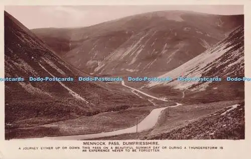 R703314 Dumfriesshire. Mennock Pass. Postkarte