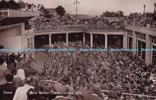 R703354 Clacton on Sea. Band Pavillon. RP. 1954