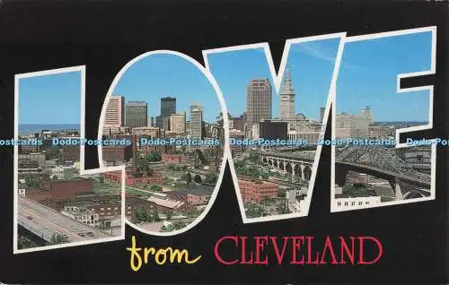 R704830 Love From Cleveland. Wilbur Evans. Curteichcolor. Ken Raveill. 1987