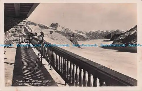 R698814 Jungfraujoch. Berghaus Gallerie und Aletschgletscher. Wehrliverlag Kilch