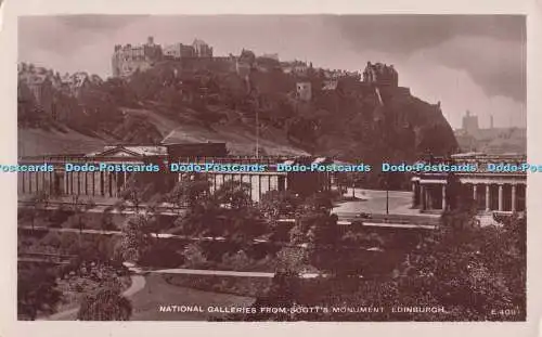 R701234 Edinburgh. Nationalgalerien vom Scott Monument. E. T. W. Dennis und S