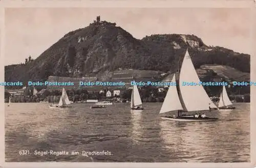 R703404 Segel. Regatta am Drachenfels. Karl Rud. Bremer und Co. RP