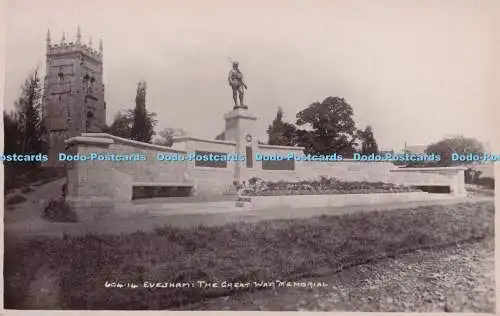 R701256 Evesham. Das Große Kriegerdenkmal. Doncaster Rotophot Co. Ltd. Toned Gloss