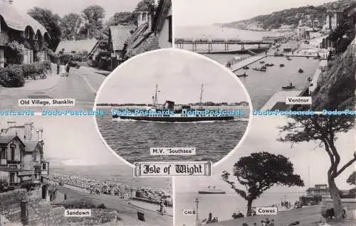 R698890 Isle of Wight. Sandown. M.V. Southsea. RP. Multi View