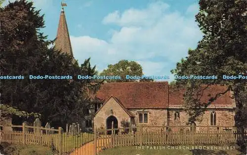 R704943 Brockenhurst. Die Pfarrkirche. J. Lachs